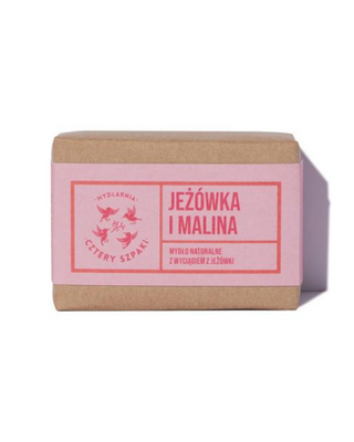 Savon à l'échinacée et à la framboise à l'extrait d'échinacée exfoliant et régénérant Mydlarnia Cztery Szpaki - 1