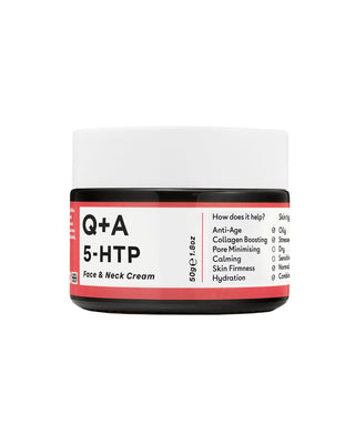 Crème raffermissante pour le visage et le cou à l&#39;acide aminé 5-HTP Face &amp;amp; Neck Cream Q+A