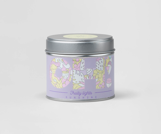Bougie décorative parfumée 40 heures de combustion au parfum de soleil Fruity Lights Oh!Tomi