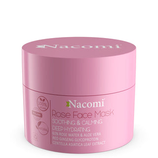 Masque à la rose apaisant et calmant Nacomi
