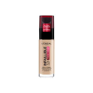 Fond de teint longue tenue avec SPF 25 Infaillible Fresh Wear 130 True Beige L'Oreal Paris - 1