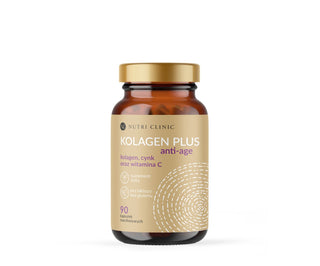 Collagène plus gélules anti-âge au collagène, zinc et vitamine C Nutri Clinic 90 gélules - 1