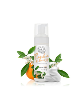 Mousse nettoyante revitalisante pour le visage à la fleur de néroli pour les peaux grasses et mixtes E-Fiore - 1