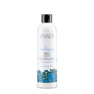 Gel douche hydratant pour peaux sèches et sensibles à l’extrait de tussilage Vianek