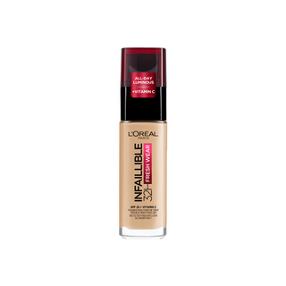 Fond de teint longue tenue avec SPF 25 Infaillible Fresh Wear 100 Linen L'Oreal Paris - 1