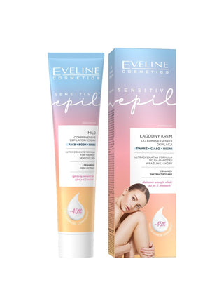 Crème douce pour une épilation complète du visage, du corps et du maillot Sensitive Epil Eveline - 1