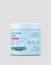Complément pour le pelage et la peau du chien Fur & Skin Oggo 180 g