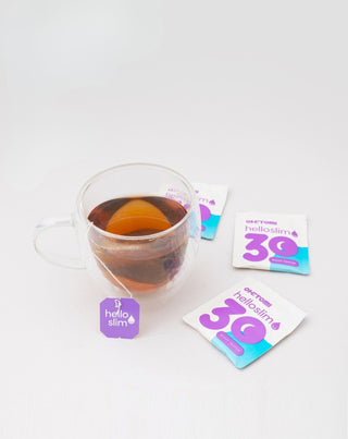 Thé de nuit purifiant et détoxifiant Hello Slim Oh!Tomi pour vous aider à dormir