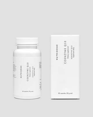 Coenzyme Q10 en capsules pour un système circulatoire sain, une belle peau et des cheveux Nutridome 60 pcs