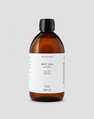 Huile MCT C8+C10 à boire pour soutenir l'énergie et la concentration Nutridome 500 ml