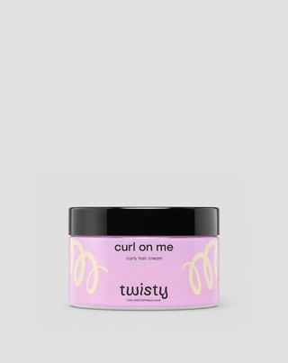 Crème pour boucles activatrice de boucles naturelles pour cheveux bouclés et frottés Twisty, Format mini 100 ml