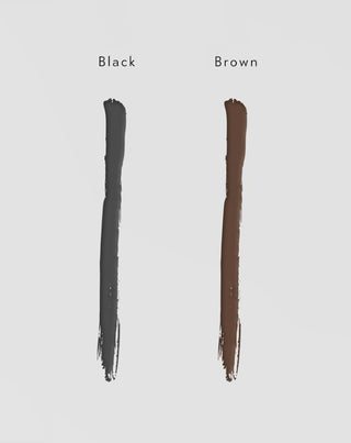 Cire noire pour sourcils Nutridome au crayon à l'huile de ricin avec effet de laminage - 2