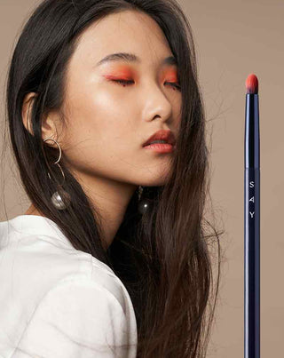 Pinceau pour ombres à paupières idéal pour le maquillage des yeux charbonneux N° 3 Say Makeup - 2