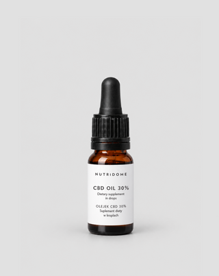 Huile CBD 30% en gouttes, spectre large sans THC avec CBG et CBN Nutridome