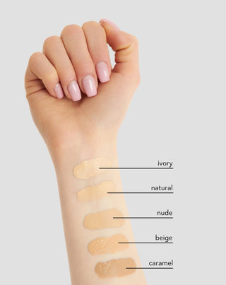 Fond de teint léger bonne couverture matifiante 12h pour un teint hâlé 04 Beige Nutridome - 3