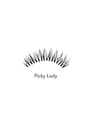 Faux cils en bande 2d à usage répété doux et légers Picky Lady Bamm!Lashes - 2