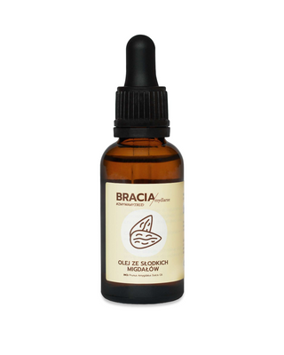 Huile d’amande douce pour les peaux irritées, l’eczéma et le psoriasis Bracia Mydlarze - 1