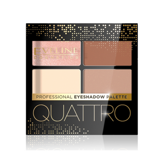 Palette de 4 ombres à paupières Quattro Eyeshadow beige et écru N° 05 Eveline - 1