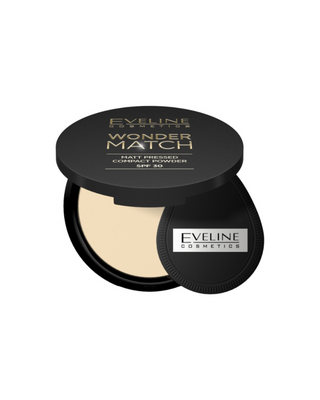 Wonder Match poudre compacte mate avec SPF 30 n° 01 beige clair Eveline - 1