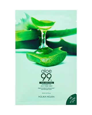 Masque apaisant contenant 99% d'extrait d'aloe vera Holika Holika - 1