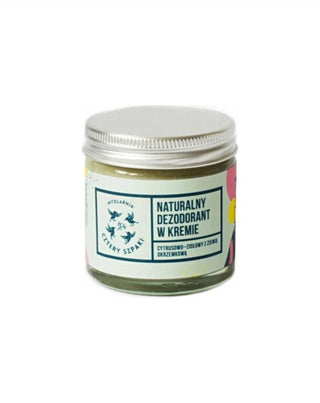 Déodorant crème aux agrumes et aux plantes avec de la terre de diatomée pour apaiser la peau irritée Mydlarnia Cztery Szpaki - 1