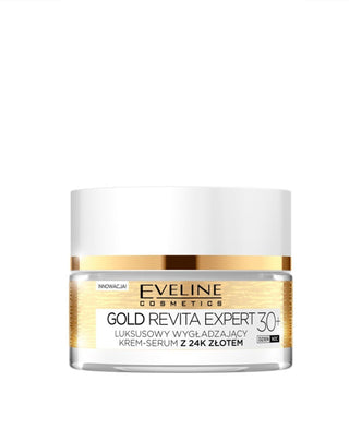 Crème-sérum de jour et de nuit lissante à l’or 24K, 30+ Eveline - 1