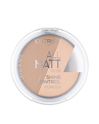 All Matt Plus Shine Control poudre matifiante Warm Beige 030 Catrice