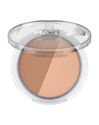 All Matt Plus Shine Control poudre matifiante Warm Beige 030 Catrice