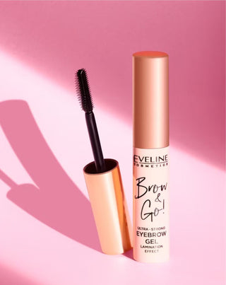 Gel à sourcils transparent Brow&Go ultra-fort avec une brosse profilée confortable d'Eveline - 3