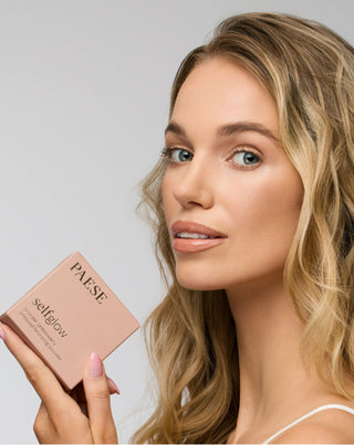 Bronzant pressé Selfglow 01 Cold avec ingrédients actifs pour le contournement du visage Paese - 3