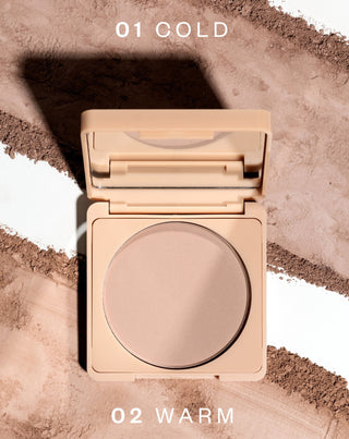 Bronzant pressé Selfglow 02 Warm avec ingrédients actifs pour le contournement du visage Paese - 4