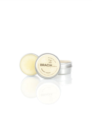 Baume à lèvres hydratant à l'amande et au cacao avec vitamine E et huile de lin Bracia Mydlarze - 2