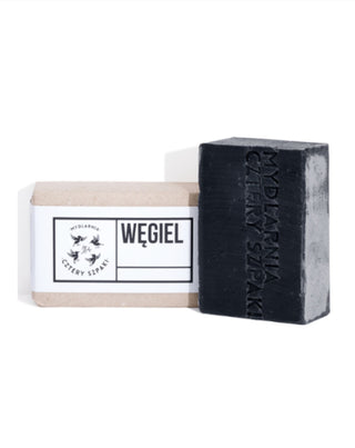 Savon au charbon de bois détoxifiant pour les points noirs et la peau impure Mydlarnia Cztery Szpaki - 3