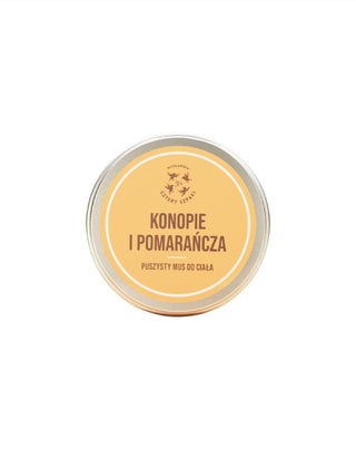 Mousse corporelle au chanvre et à l'orange avec de l'huile essentielle de gingembre Mydlarnia Cztery Szpaki - 1