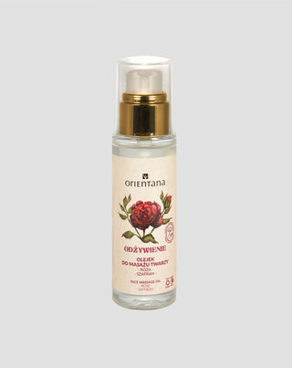 Huile régénératrice pour le visage à la rose japonaise et au safran Orientana - 1