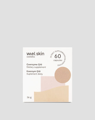 Coenzyme Q10 pour la santé cardiovasculaire et la beauté de la peau et des cheveux Mel Skin 60 gélules