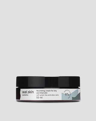 Crème nourrissante Mel Skin pour peaux sèches et fatiguées au thé vert et à l'aloe vera - 1