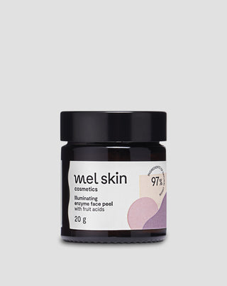 Produit exfoliant enzymatique éclaircissant pour le visage aux acides de fruits Mel Skin - 1