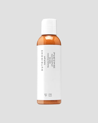 Huile corporelle lumineuse Nutridome à effet glow avec huile de jojoba et huile d'argan - 1