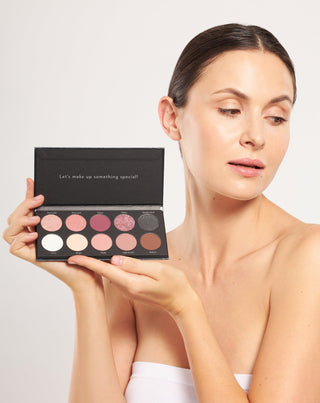 Palette de 10 ombres à paupières longue durée et teintes classiques Basic Eyeshadow Palette Nutridome - 3