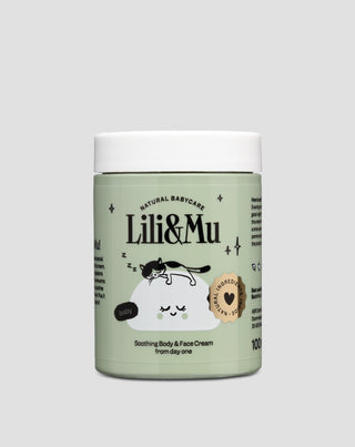 Crème hydratante intensive pour le visage et le corps des nourrissons et des nouveau-nés Lili&amp;Mu