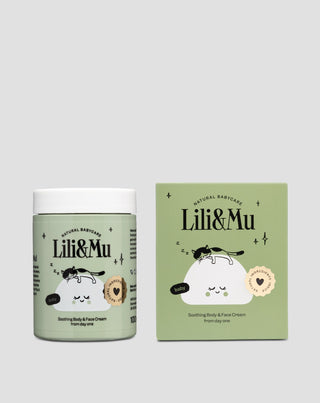 Crème hydratante intensive pour le visage et le corps des nourrissons et des nouveau-nés Lili&amp;Mu