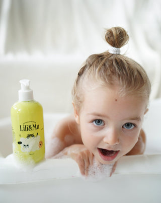 Lotion de bain hydratante naturelle pour enfants à l&#39;extrait d&#39;aloe vera Lili&amp;Mu