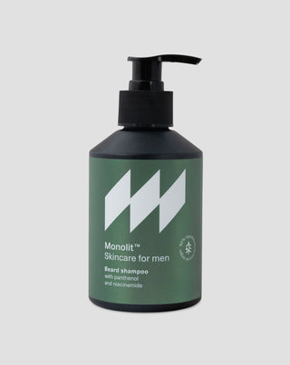 Shampooing pour barbe avec panthénol et niacinamide pour nettoyer et conditionner la barbe Monolith - 1