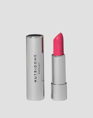 Rouge à lèvres brillant à la vitamine E et du beurre de karité couleur fuchsia Pink Bomb Nutridome