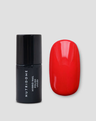Vernis semi-permanent pour ongles UV/LED Red Velvet 016 Nutridome - 1