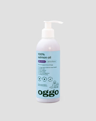 Huile de saumon 100% complément alimentaire pour chiens pour l'immunité et l'énergie Oggo 250 ml - 1