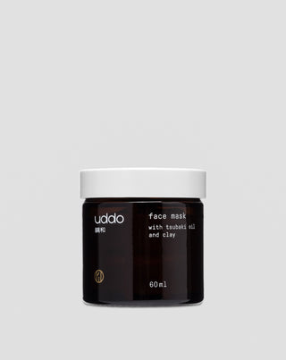 Masque pour le visage à l&#39;argile blanche, à l&#39;huile de tsubaki et à la vitamine E Uddo