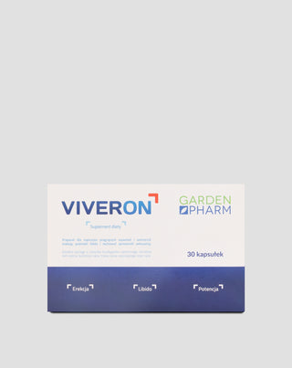 Gélules Viveron GardenPharm stimulant la libido et la performance sexuelle au ginseng et au macis 30 gélules - 1