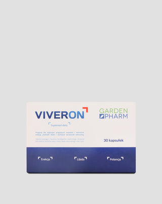 Gélules Viveron GardenPharm stimulant la libido et la performance sexuelle au ginseng et au macis 30 gélules